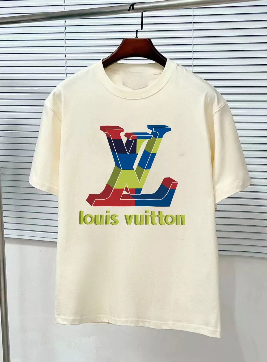 louis vuitton lv t-shirt manches courtes pour unisexe s_12b2327